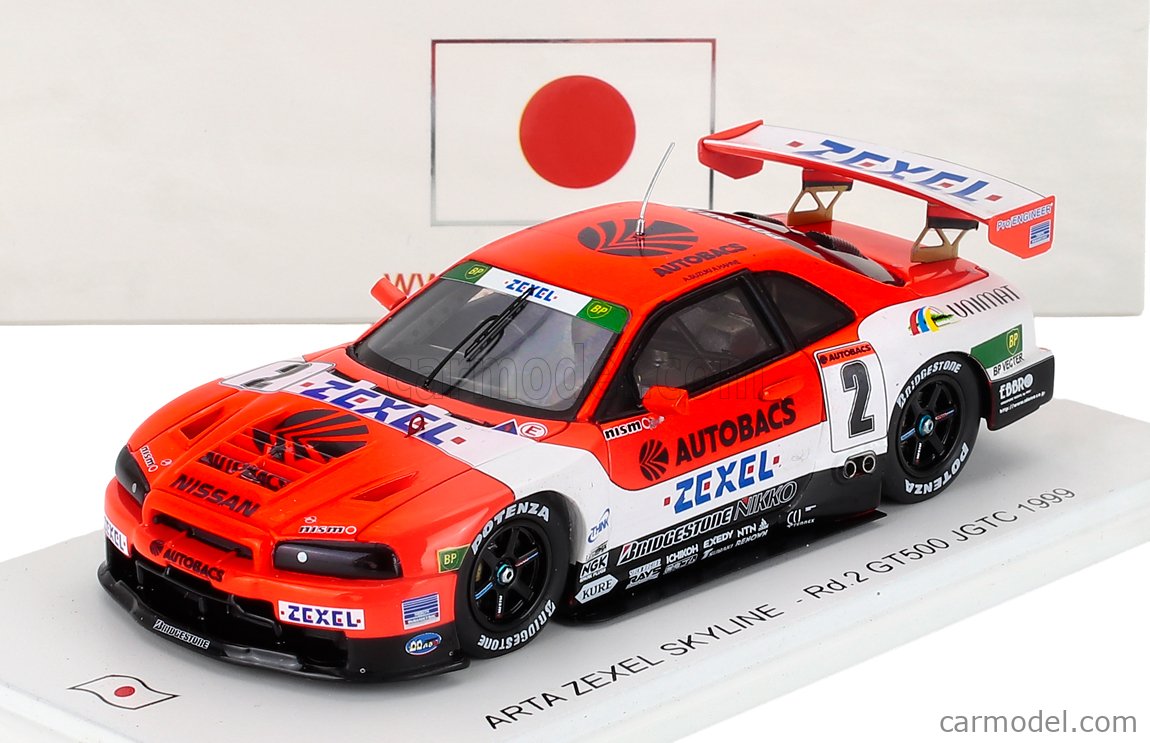 SPARK-MODEL SJ164 Scale 1/43 | NISSAN SKYLINE GT-R (R34) TEAM ARTA