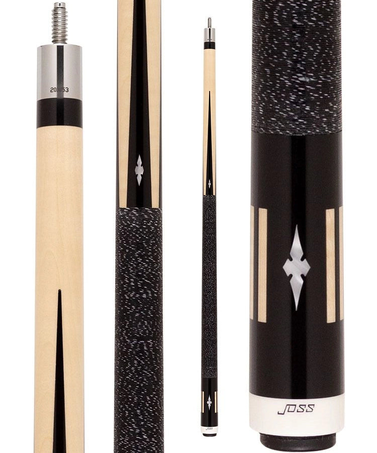 Joss JOS16 Cue Stick Maple w/ 4 Ebony Points - 15% off at Budget Cues!