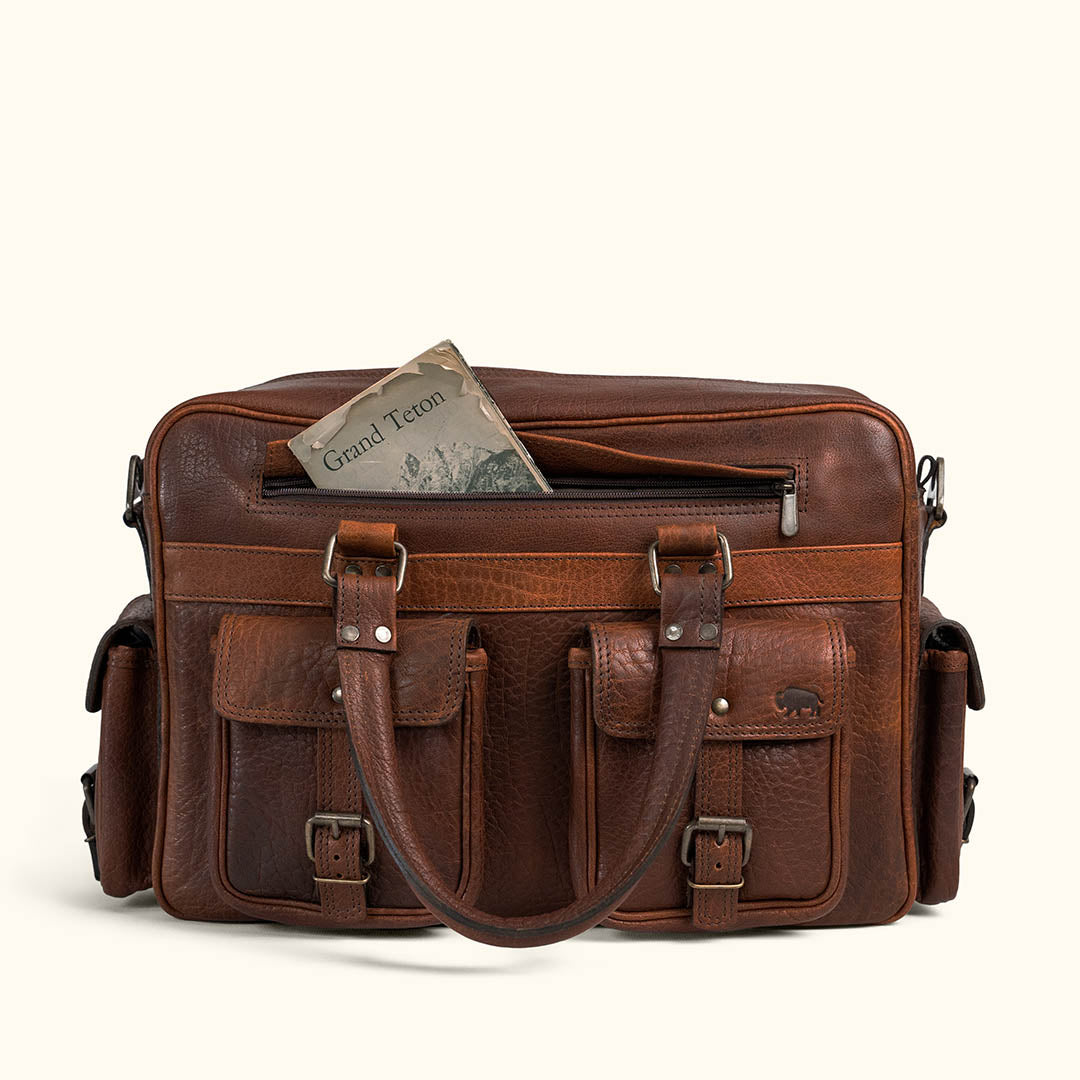 Buffalo Leather Pilot Bag (Limited Edition) | Buffalo Jackson