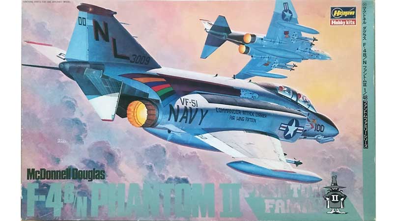ハセガワ 1/48 F-4B/N ファントムII：VF-11 Red Rippers［製作］