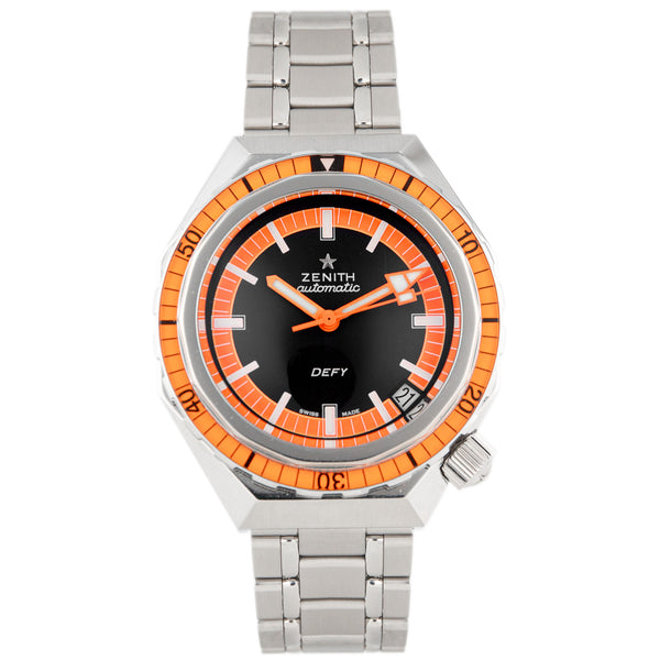 Zenith Defy Revival Stainless Steel Black Dial 37mm 03.A3648.670 Full