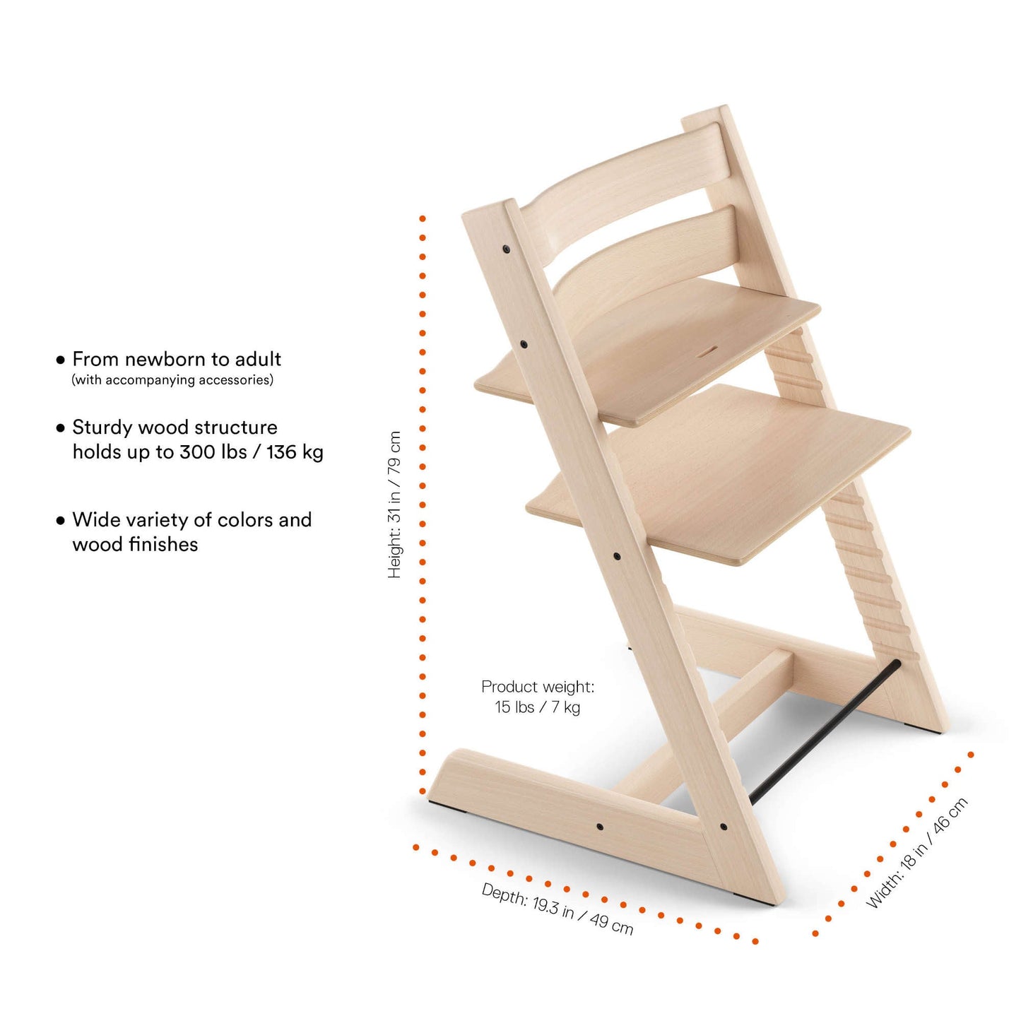 STOKKE TRIPP TRAPP CHAIR OAK – Buttercup Baby Co.