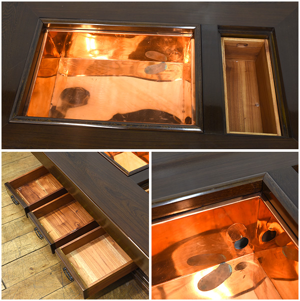 イズヤオンライン | 鉄刀木無垢 関西火鉢