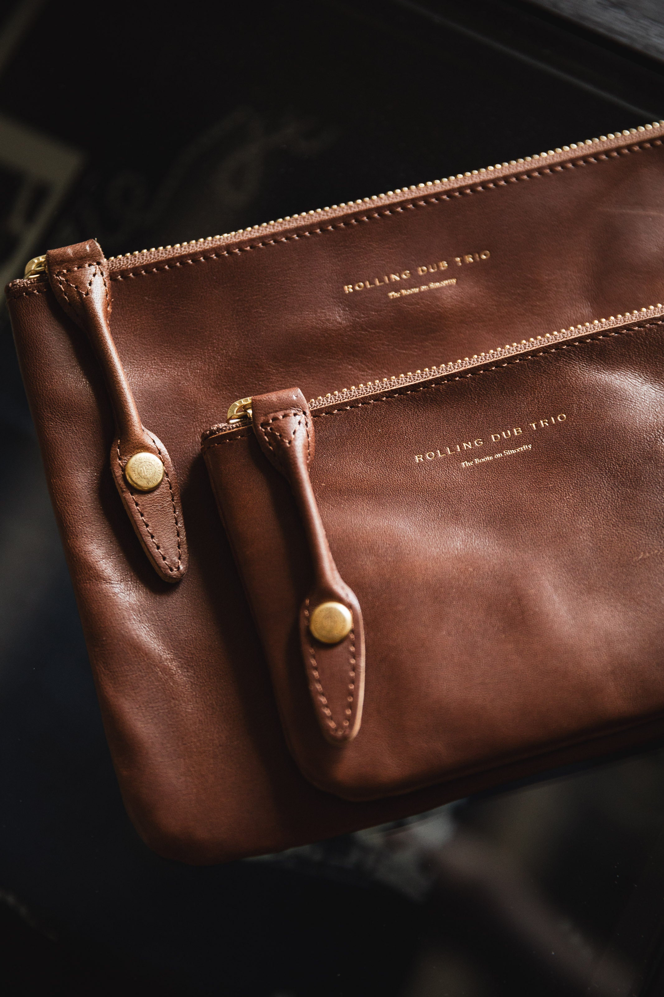 Rolling Dub Trio - Square Zip & Snap Pouch