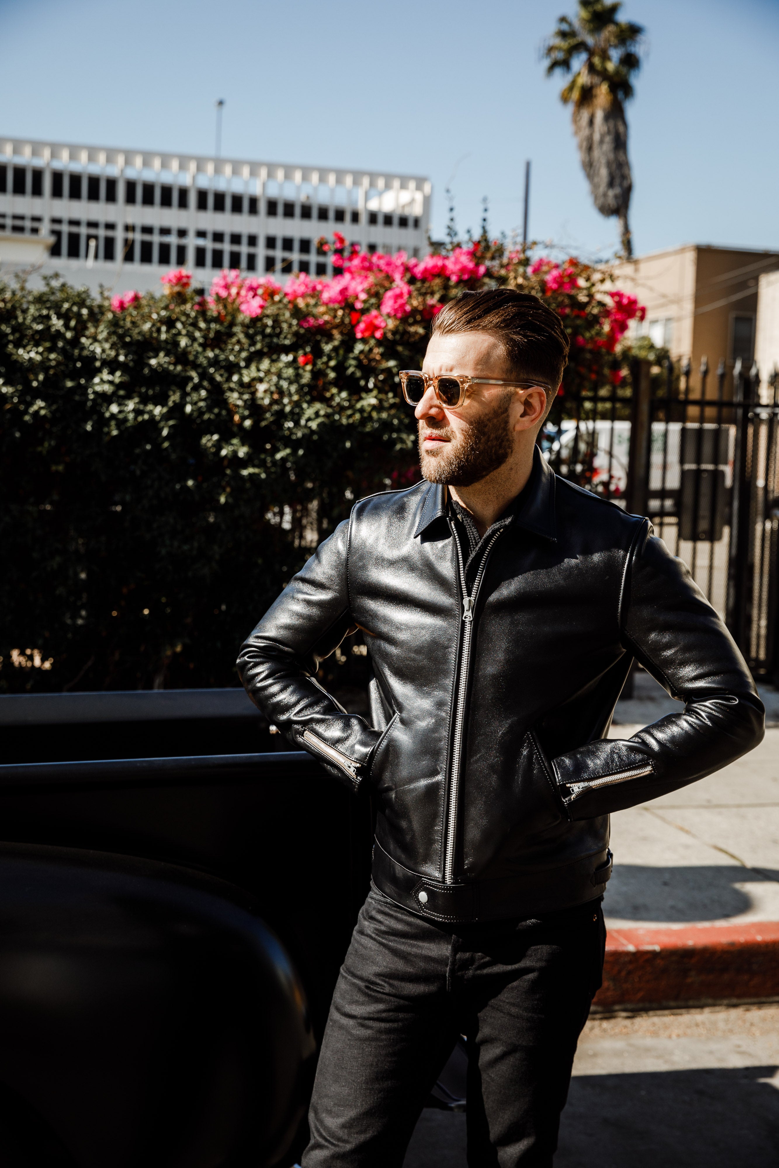 Addict Clothes - Center Zip Jacket - Horsehide