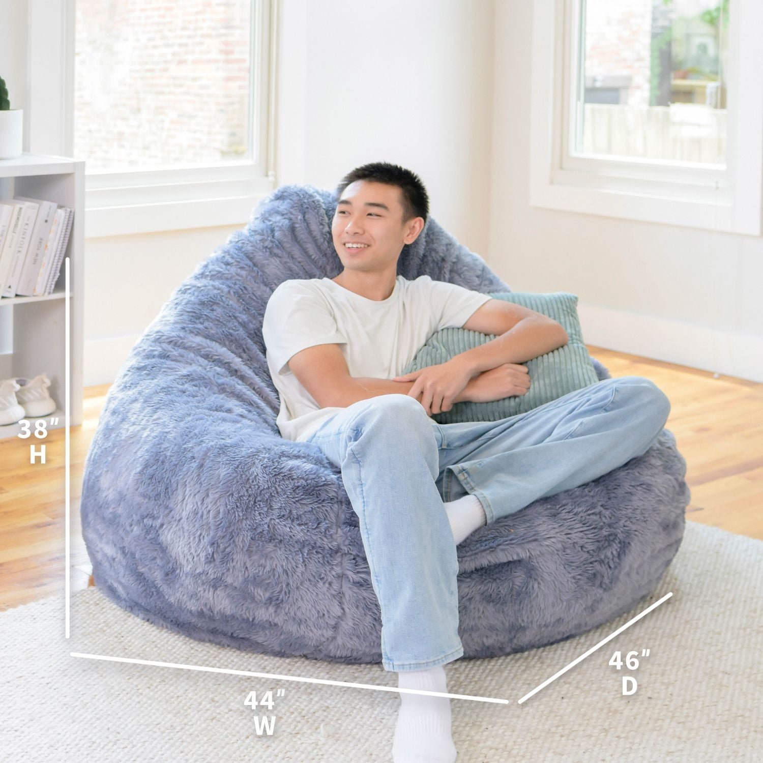 Lotus Foam Filled Bean Bag Chair | Big Joe® Bean Bag Chairs