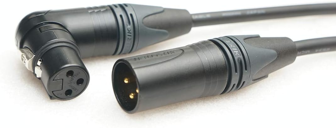 MOGAMI モガミ 2534 L型XLRメス-XLRオス マイクケーブル NEUTRIK 金メッキ