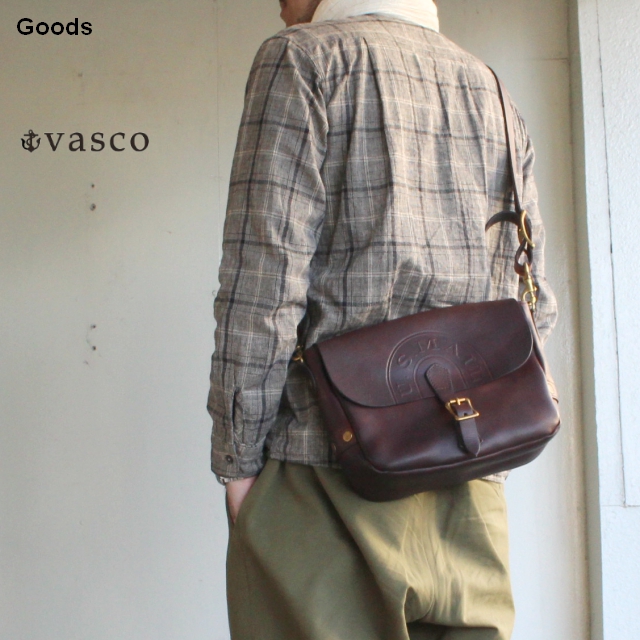 vasco レザーポストマンショルダーBAG SMALLサイズ VS-249L （ブラウン