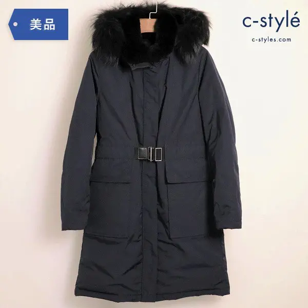 Theory セオリー ベルト付 ダウン コート MEMORY TWILL ELYONA 6309104