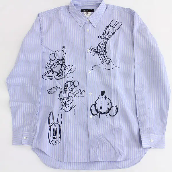 COMME des GARCONS HOMME DEUX × Disney ディズニー ストライプ
