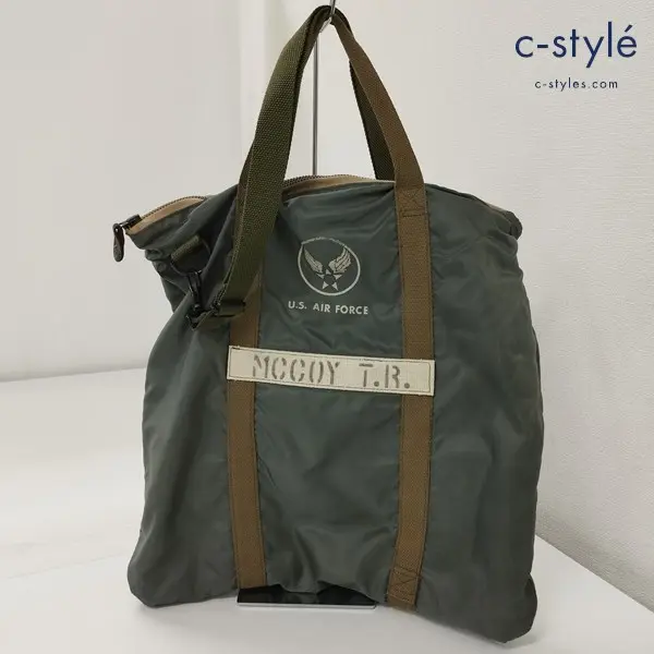 THE REAL MCCOY'S ザリアルマッコイズ ヘルメットバッグ カーキ