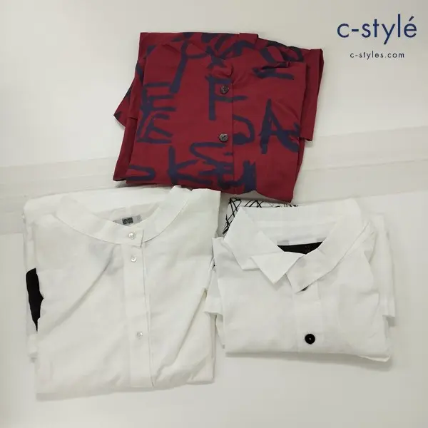 MOYURU 萌 シャツ ブラウス M～L 長袖 五分袖 レディース 計3点の買取