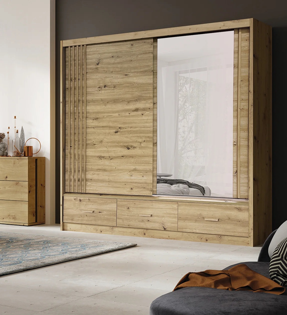 Dulap 2 usi glisante Canada CA 1-200 artisan