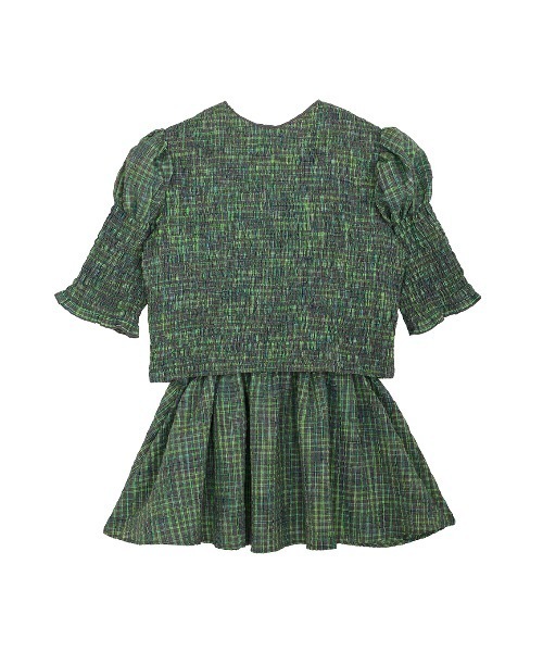 Ameri（アメリ）の「MEDI BUSTIER SET SHIRRING SHORT TOP（シャツ