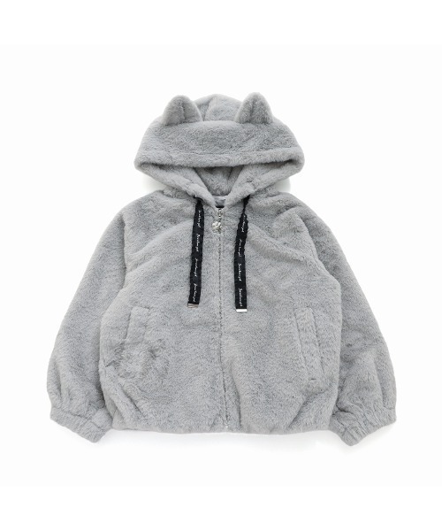 JENNI love（ジェニィラブ）の「エコファーアニマルイヤーパーカー