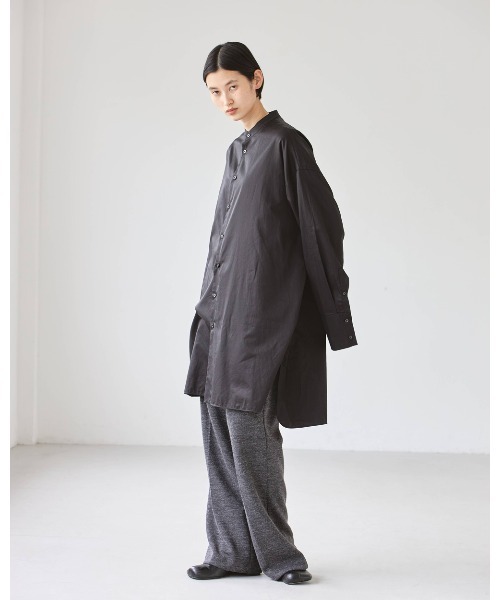 TODAYFUL（トゥデイフル）の「スタンドカラーオーバーシャツ（シャツ