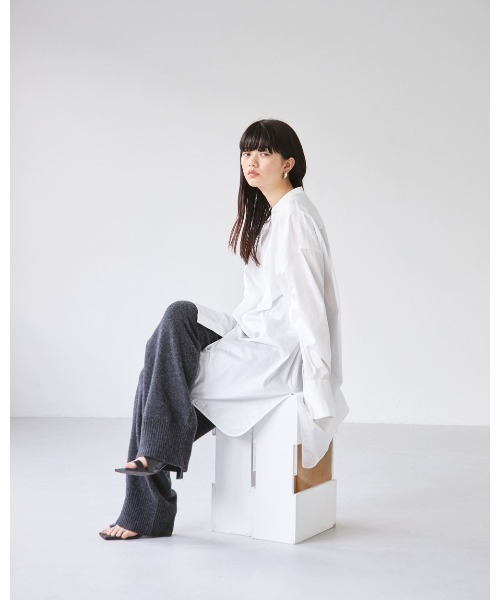 TODAYFUL（トゥデイフル）の「スタンドカラーオーバーシャツ（シャツ