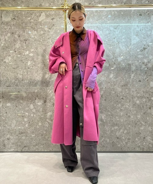 LE CIEL BLEU（ルシェルブルー）の「フードオーバーコート / Hooded