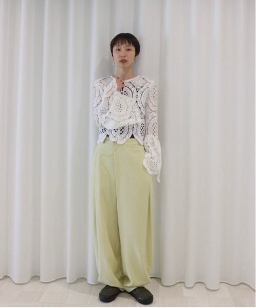 セール】MEDI INDIAN 2WAY BIG LACE TOPS（Tシャツ/カットソー