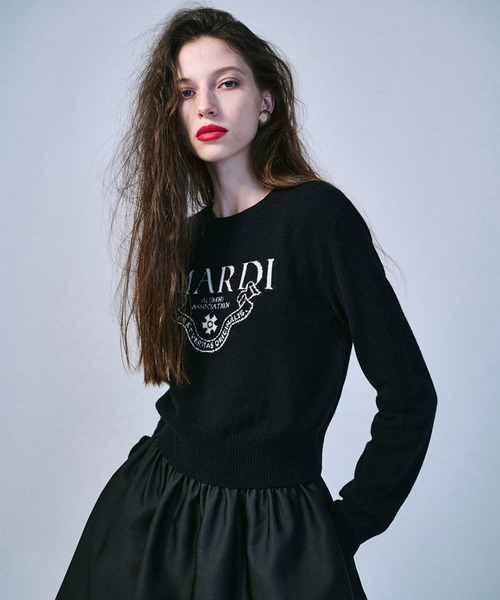 CASHMERE CROPPED CREW NECK ALUMNI CLASSIQUE（ニット/セーター