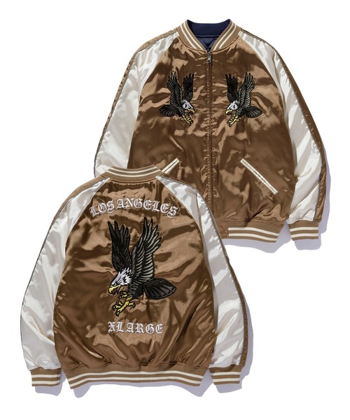 セール】REVERSIBLE SOUVENIR JACKET（スカジャン）｜XLARGE