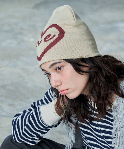 セール】ジャガードビーニー / ニットキャップ（ニットキャップ