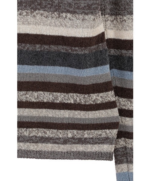 セール】MOLE MIX BORDER KNIT TOPS（ニット/セーター）｜CLANE