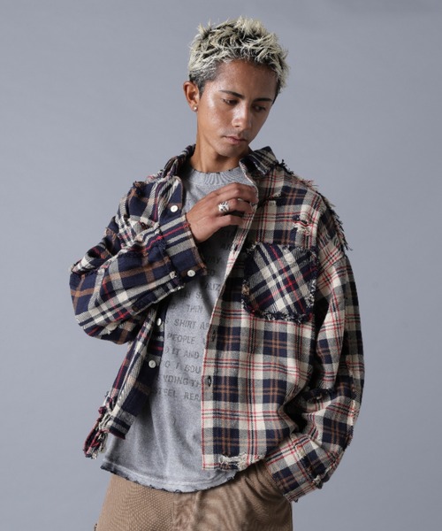 セール】DankeSchon/ダンケシェーン/FLANNEL SHIRTS（シャツ/ブラウス