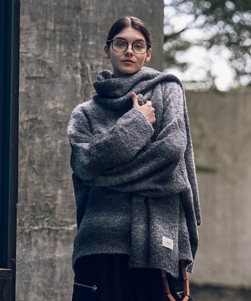 shiki tokyo（シキトウキョウ）の「Oversized Gradation Knit