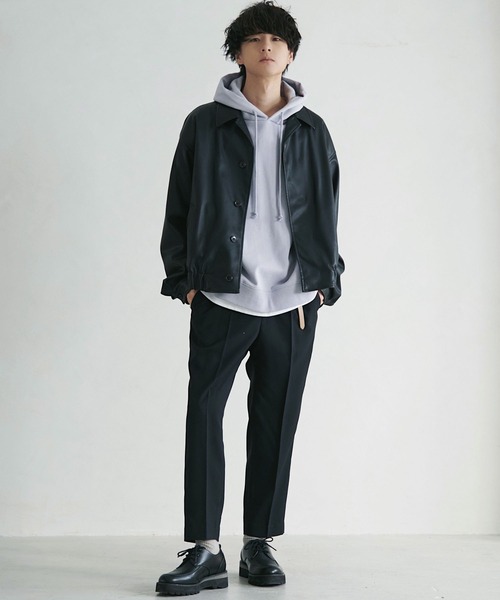 WYM LIDNM（ウィム バイ リドム）の「OILED LEATHER NARROW BELT