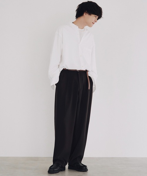 OILED LEATHER NARROW BELT（ベルト）｜WYM LIDNM（ウィム バイ リドム