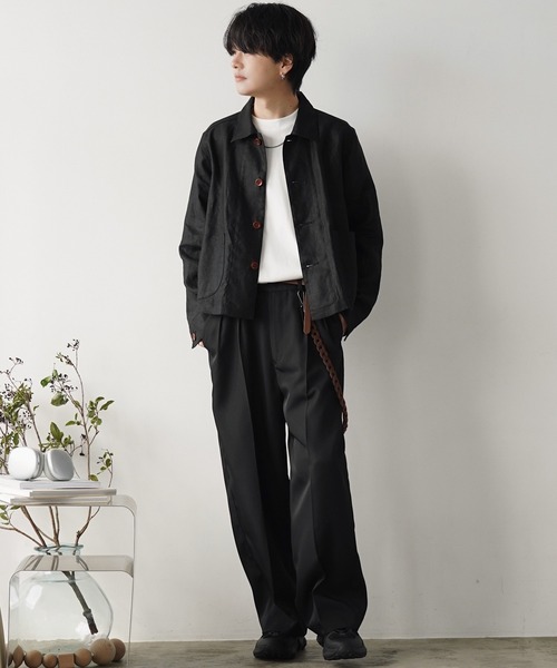 OILED LEATHER NARROW BELT（ベルト）｜WYM LIDNM（ウィム バイ リドム