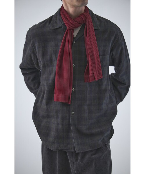 セール】＜Steven Alan＞ ネル マドラスチェック オープンカラー