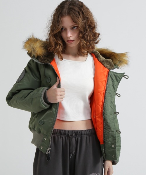 MOUSSY（マウジー）の「《AVIREX×MOUSSY》N-2B（ナイロンジャケット