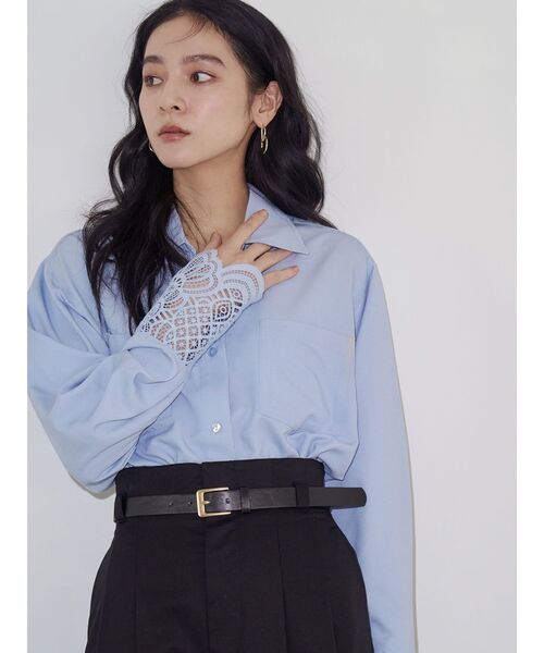 セール】レースカフスシャツ（シャツ/ブラウス）｜LAGUNAMOON（ラグナ