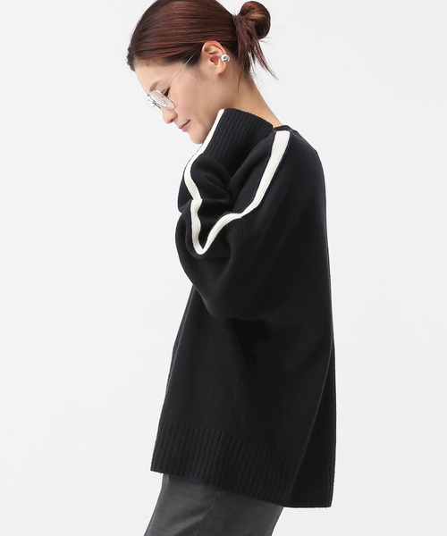 AP STUDIO（エーピーストゥディオ）の「ラインニットプルオーバー