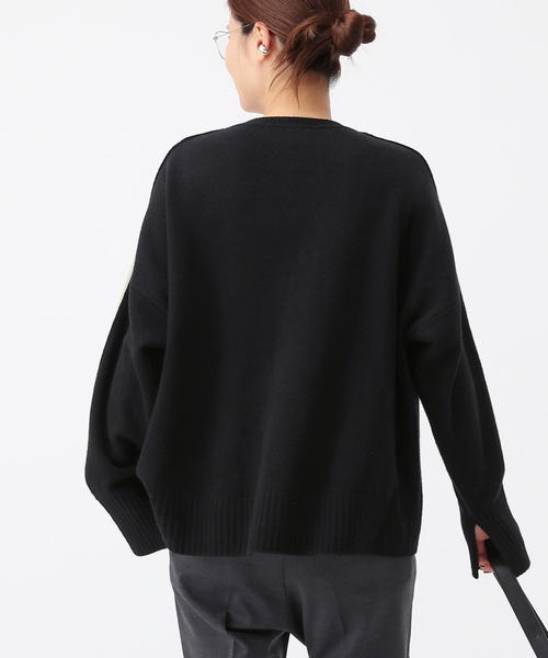 AP STUDIO（エーピーストゥディオ）の「ラインニットプルオーバー