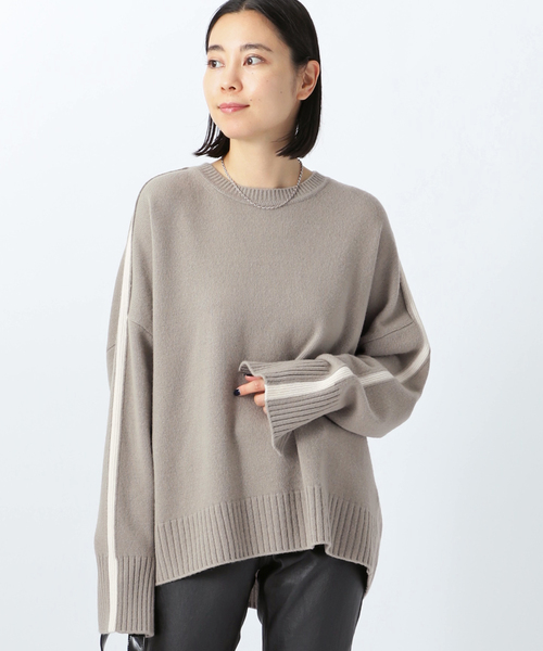 AP STUDIO（エーピーストゥディオ）の「ラインニットプルオーバー