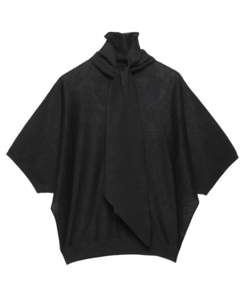 anuans（アニュアンス）の「シアーニットボウタイトップス（シャツ