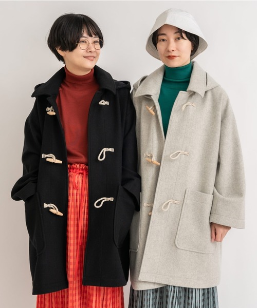 yuni（ユニ ）の「Wool/super100 midle length duffle コート