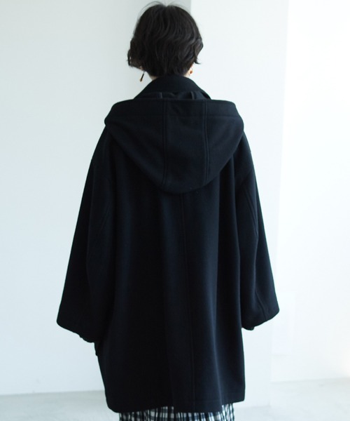 yuni（ユニ ）の「Wool/super100 midle length duffle コート