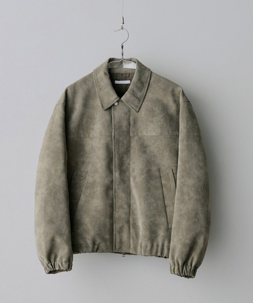 FAUX SUEDE ZIP BLOUSON（ブルゾン）｜WYM LIDNM（ウィム バイ リドム