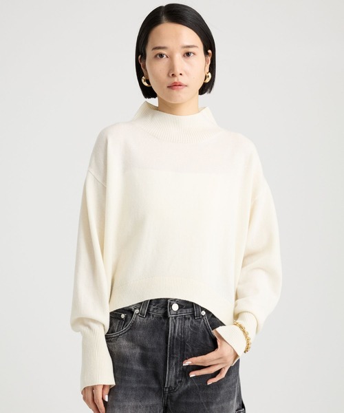 BABYLONE（バビロン）の「ラウンドショートニット（ニット/セーター