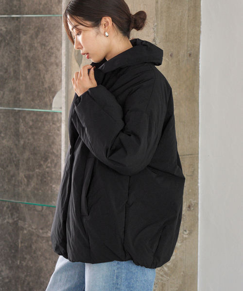 IENA（イエナ）の「ARTIROSA 撥水テイラーコクーンダウン（ダウン