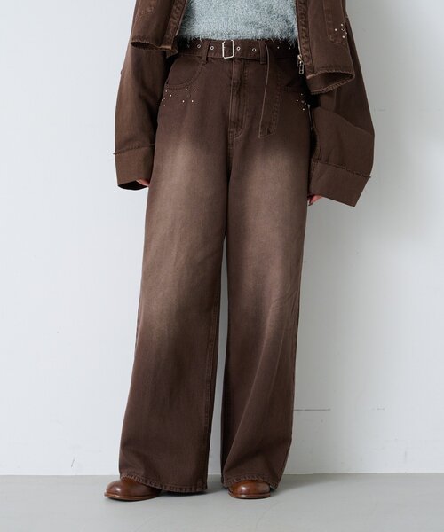 セール】【セットアップ対応/2サイズ展開/低身長サイズ】ビジュー付き