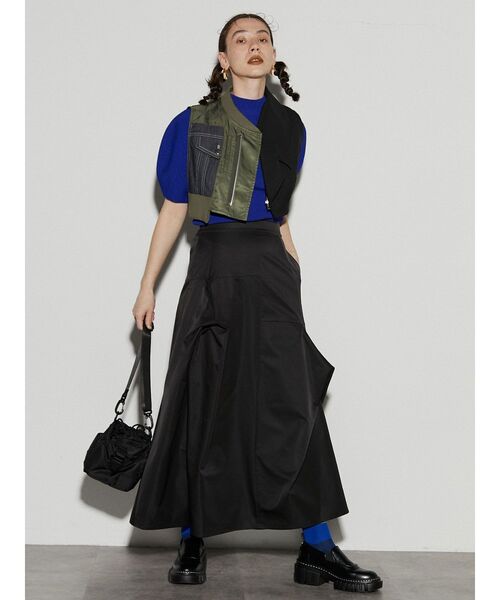 UN3D.（アンスリード）の「ファブリックミックスベスト（ベスト）」 - WEAR