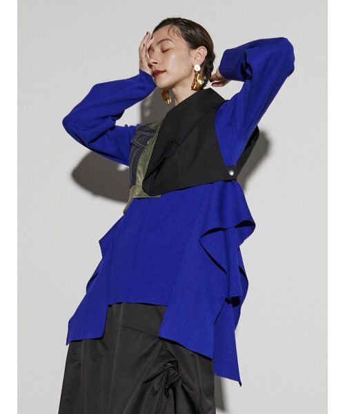 UN3D.（アンスリード）の「ファブリックミックスベスト（ベスト）」 - WEAR