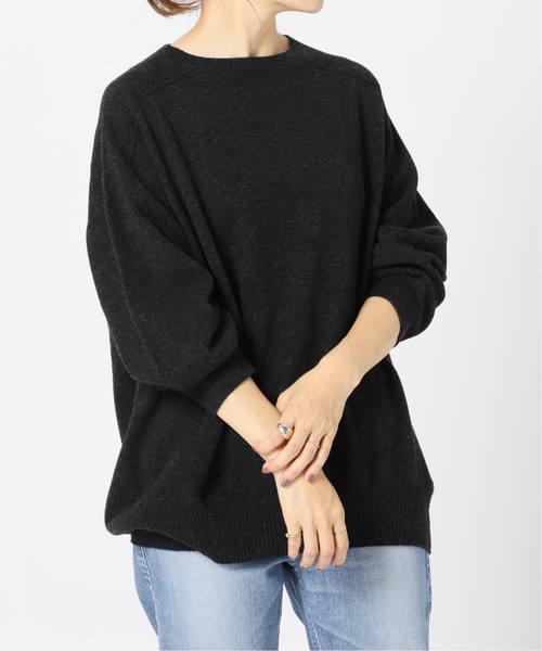 IENA（イエナ）の「ファインウーレンクルーネックプルオーバー