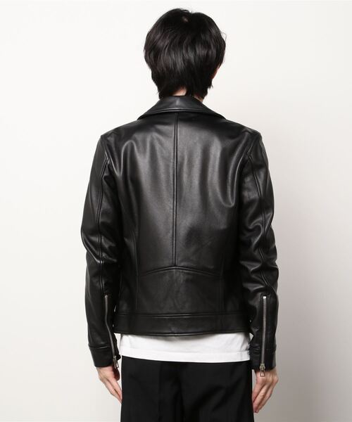 PS Paul Smith（ピーエスポールスミス）の「レザーダブルライダース