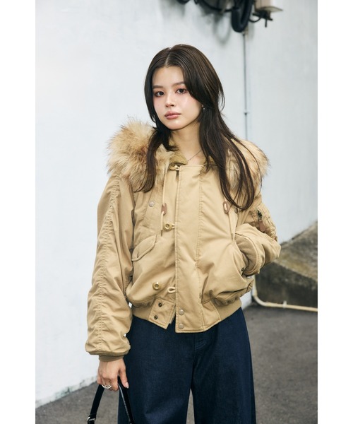 MOUSSY（マウジー）の「【25年AW新作】SHORT N2B（ブルゾン）」 - WEAR